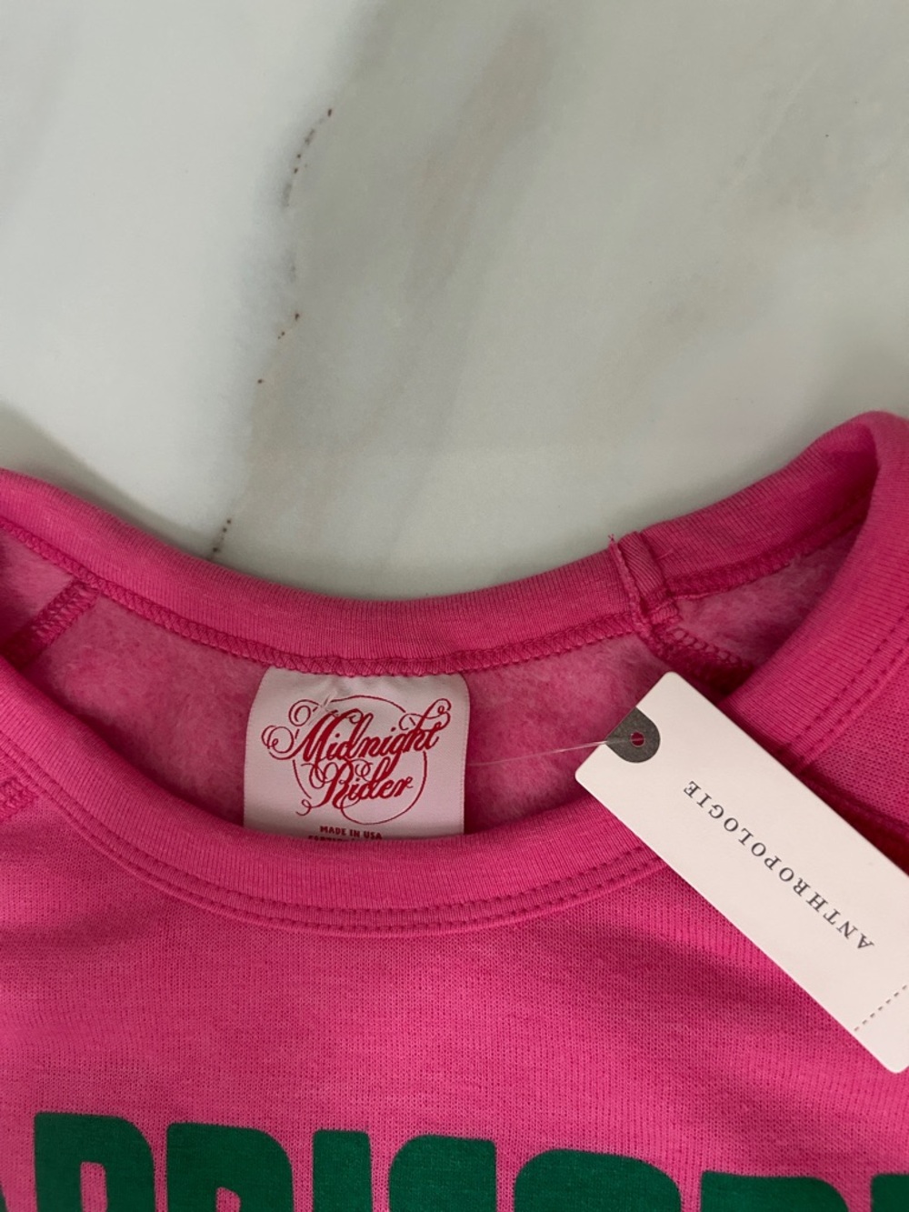 Midnight Rider (Anthropologie) Pink Capricorn Graphic Sweatshirt - Picture 3 of 7